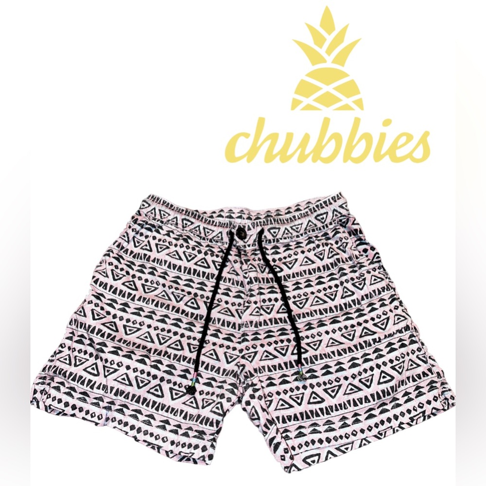 Men’s- Chubbies- Tribal Print 5.5” Inseam Shorts- Sz M- NWOT